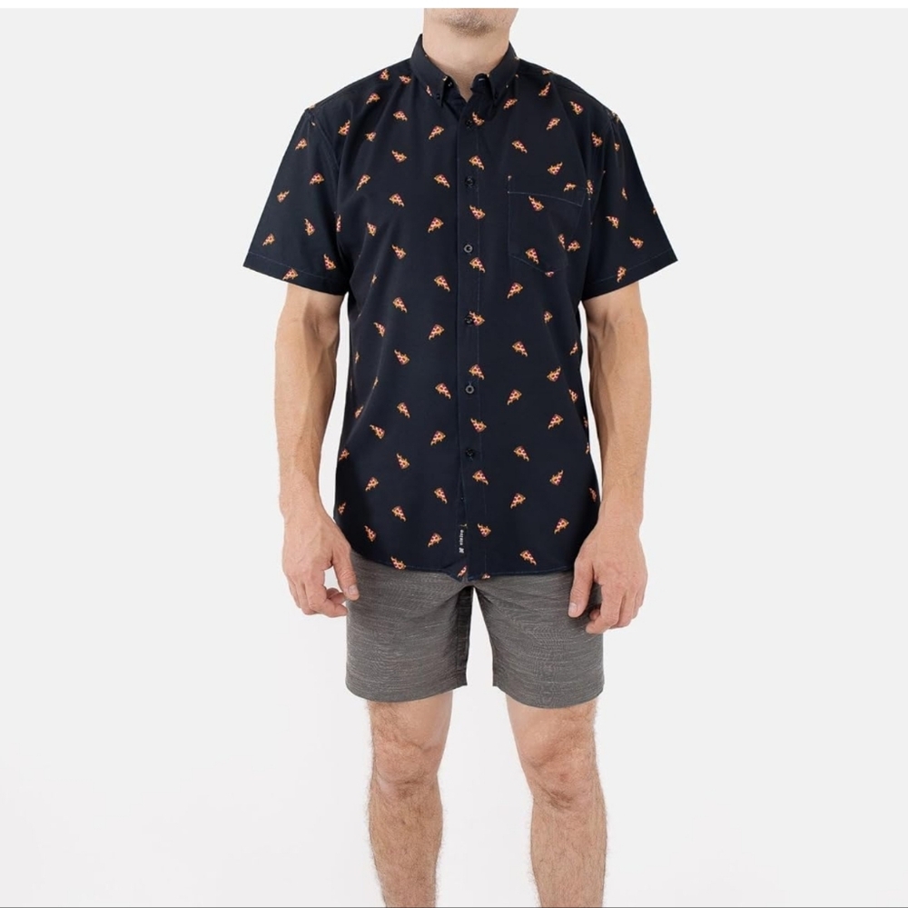 PIZZA 🍕 - Button Down Molokai Shirt